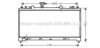 AVA QUALITY COOLING MZ2226 Radiator, engine cooling